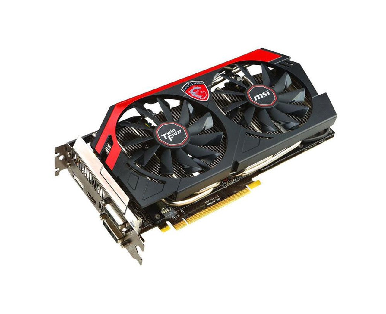 912 V284 081 MSI Nvidia GTX 760 OC 2GB GDDR5 Dual DVI HDMI DisplayPort PCI Express Video Graphics Card