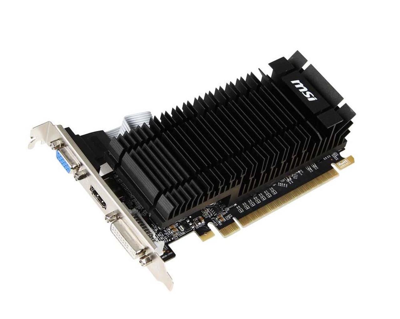 V809-809R MSI GeForce GT 610 2GB 64-Bit DDR3 PCI-Express 2.0 x16 DVI H