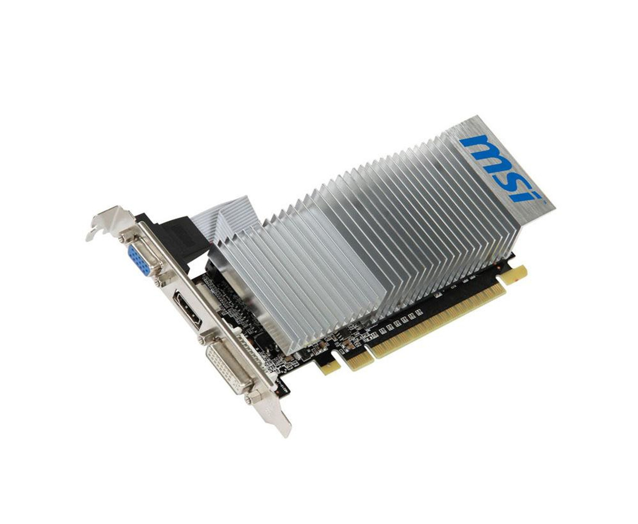 N210 MD1GD3H LP R MSI Geforce 210 1GB DDR3 PCi Express PCie Dvi vga Low Profile Video Graphics Card