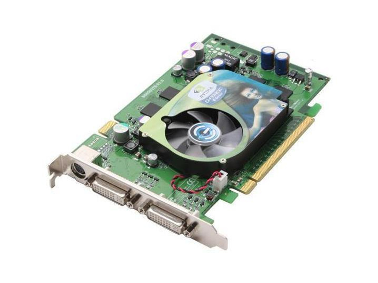 128 P2 N372 LX EVGA GeForce 6600 GT 128MB GDDR3 128 bit SLI Support PCI Express x16 Video Graphics Card