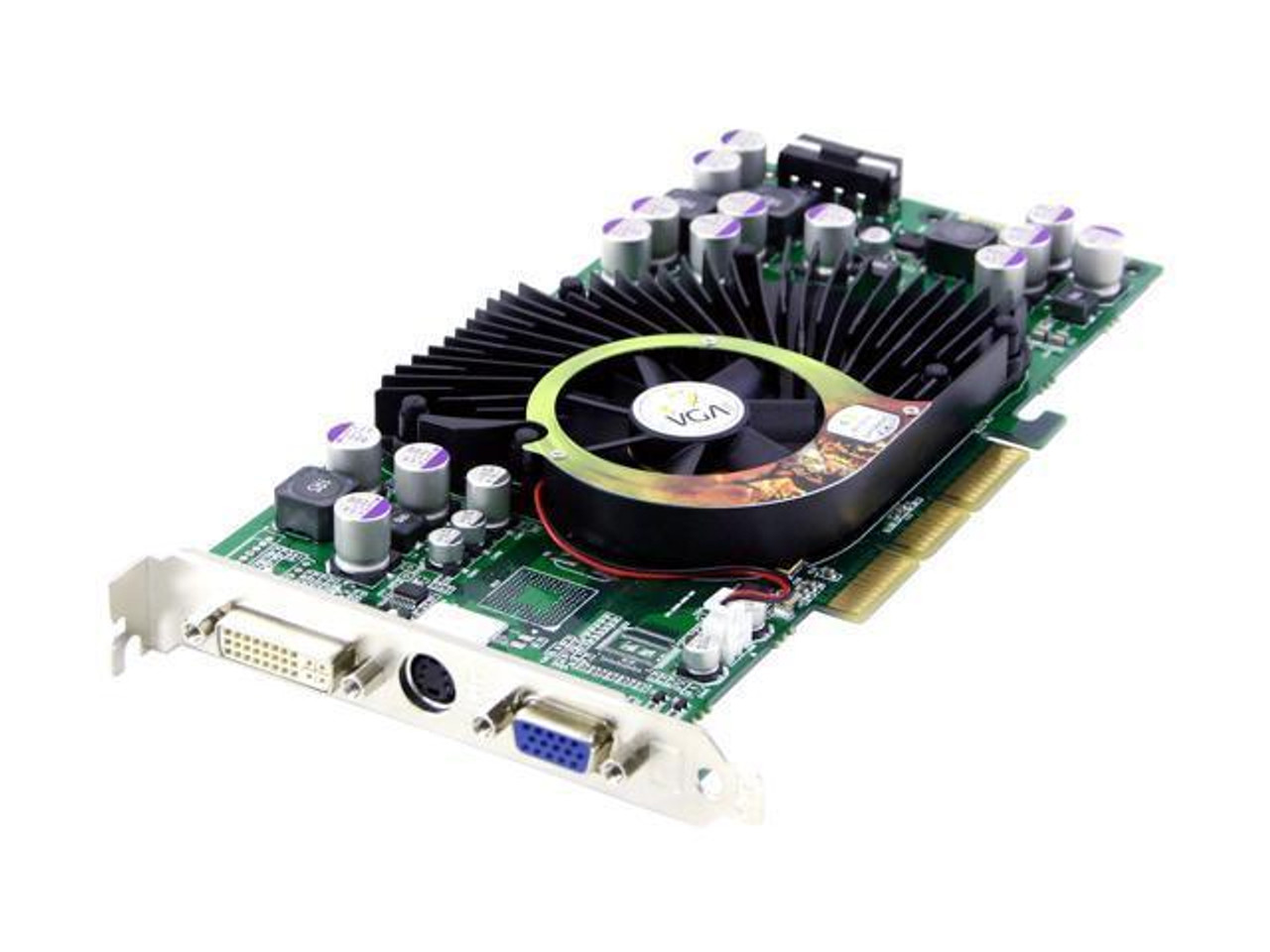 128A8N337TX EVGA e-GeForce FX5700U 128MB DDR3 VGA/ DVI/ TV-Out Video G