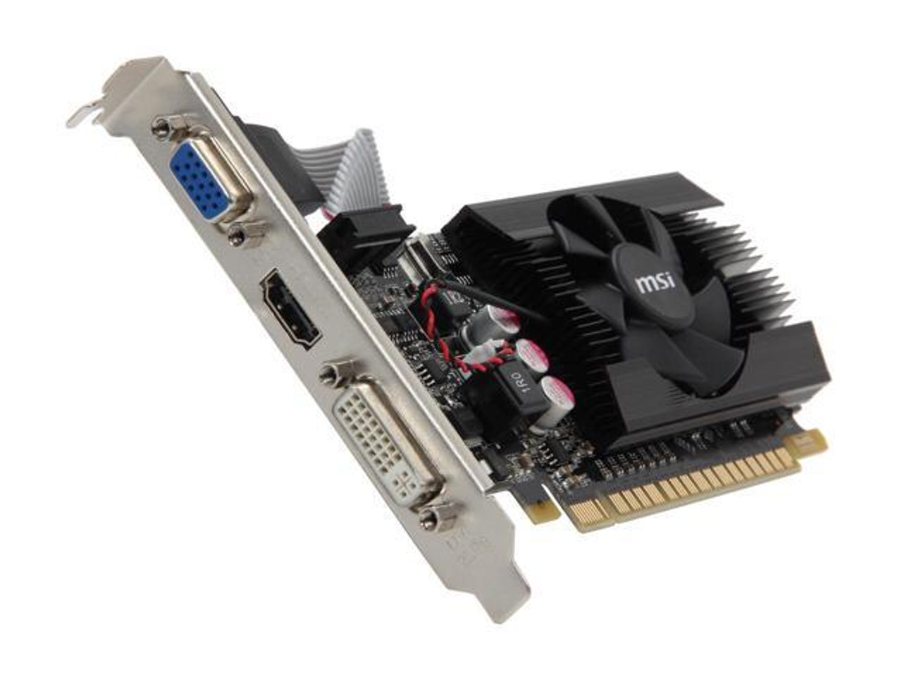 MSI610LP2 MSI 2GB Nvidia GeForce GT 610 GDDR3 VGA/ DVI/ HDMI PCI Expre