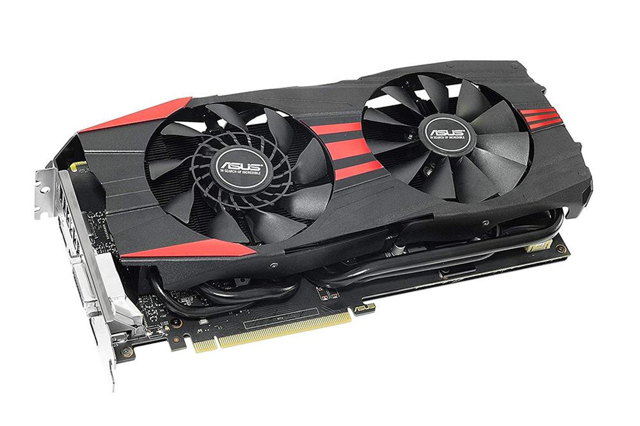 90YV0800-M0NA00 ASUS GTX960-DC2OC-2GD5-BLACK Nvidia GeForce GTX 960 2GB  GDDR5 128-Bit HDMI / 3x DisplayPort / DVI-I PCI-Express 3.0 Video Graphics  Car