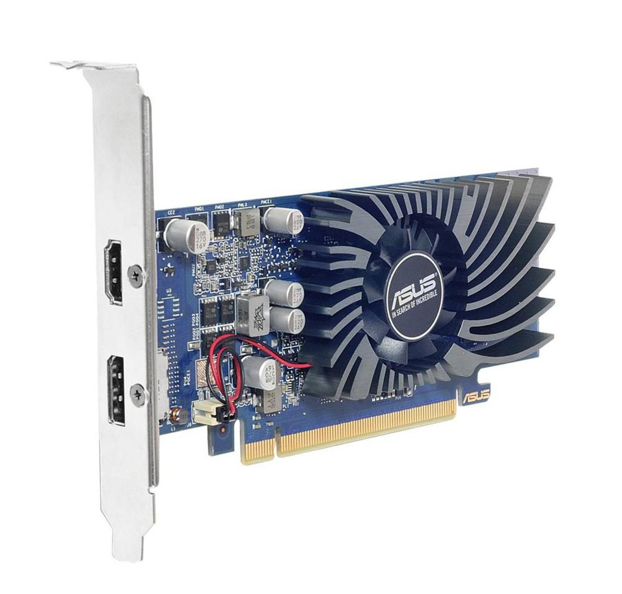 GT1030-2G-BRK ASUS Nvidia GeForce GT 1030 2GB GDDR5 64-Bit HDMI / HDCP  PCI-Express 3.0 Video Graphics Card