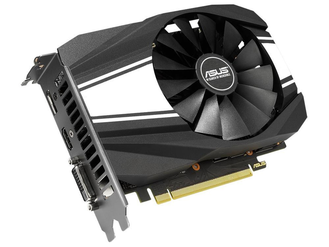 PH-GTX1660-O6G ASUS Nvidia GeForce GTX 1660 6GB GDDR5 192-Bit HDMI /  DisplayPort / DVI-D / HDCP PCI-Express 3.0 Video Graphics Card