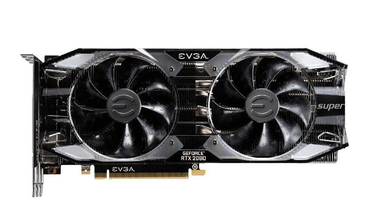 08G-P4-3182 Evga Geforce Rtx 2080 Super Xc Gaming 8Gb 256-Bit Gddr6 Pci  Express 3.0 Rgb Led Metal Backplate Video Graphics Card