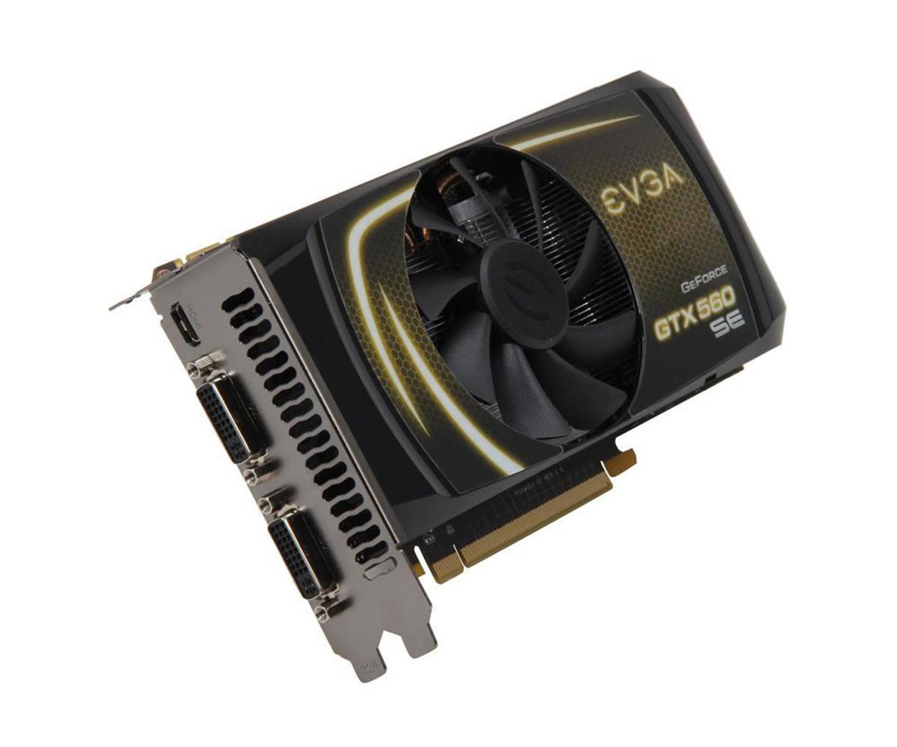 01G P3 1464 DX EVGA GeForce GTX 560 SE 1GB 192 bit GDDR5 PCI Express 2.0 x16 HDCP Ready SLI Support Mini HDMI Dual DVI Video Graphics Card