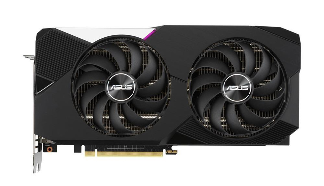 DUAL-RTX3070-O8G-V2 ASUS Nvidia GeForce RTX 3070 8GB GDDR6 256-Bit 2x HDMI  / 3x DisplayPort PCI-Express 4.0 Video Graphics Card