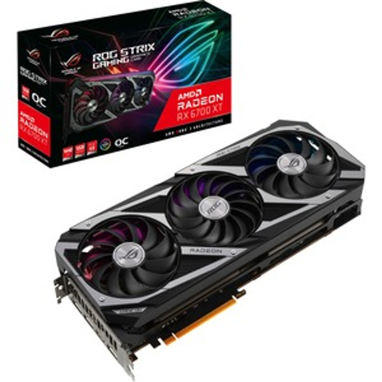 ROG-STRIX-RX6700XT-O12G-G Asus ROG AMD Radeon RX 6700 XT Graphic Card