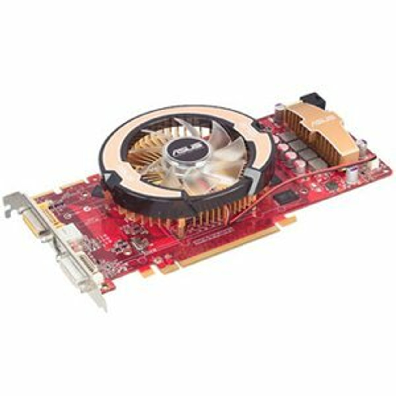 EAH3870/G/HTDI/512M/A ASUS ATI Radeon HD 3870 512MB GDDR4 SDRAM 256-Bit  HDMI / Dual DVI PCI-Express 2.0 Video Graphics Card