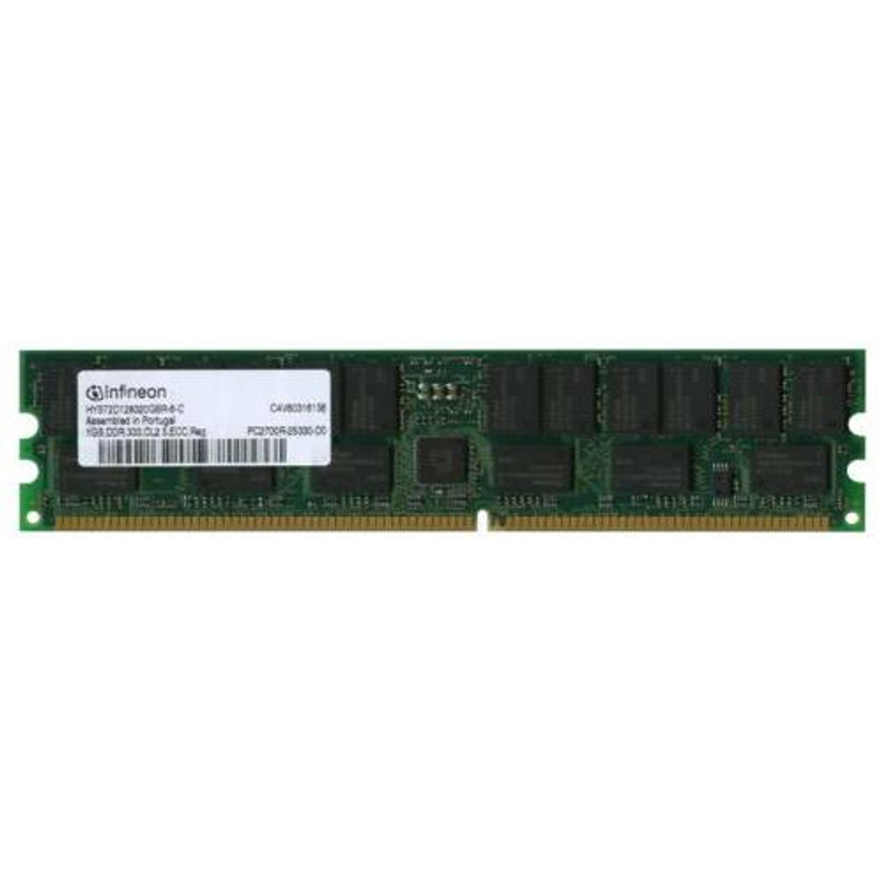 HYS72D128320GBR-6-C Infineon 1GB DDR Server Memory