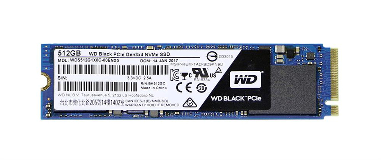 WDS512G1X0C-00ENX0 Western Digital Black 512GB TLC PCI