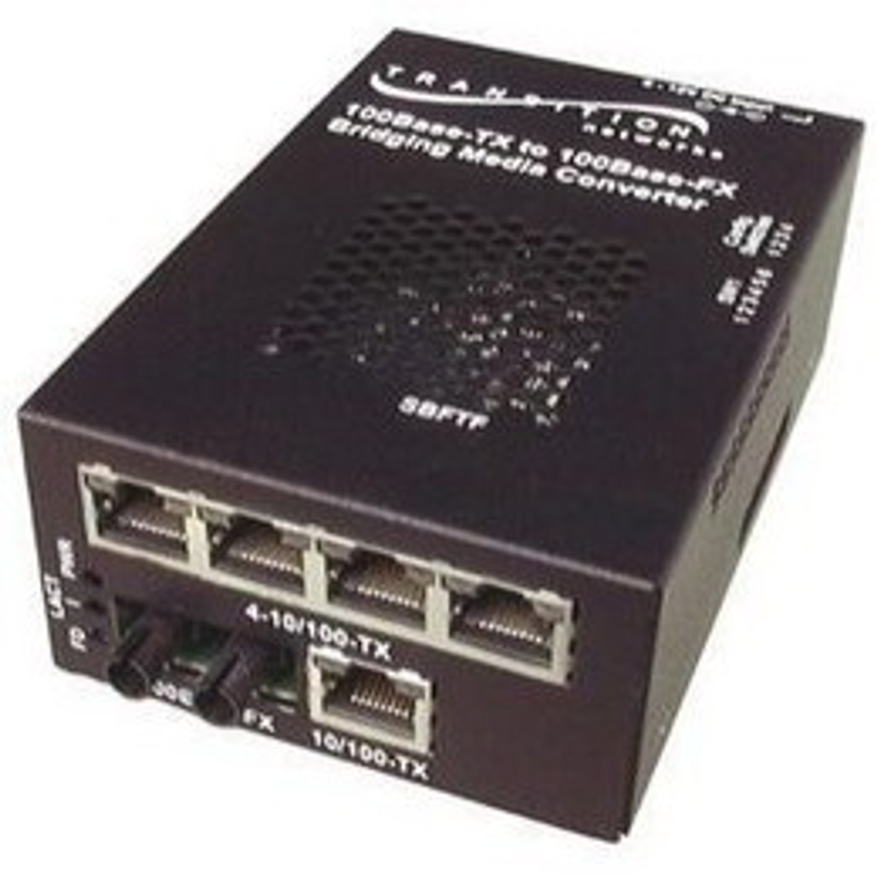 SBFTF1014-120 Transition 5x 10/100Base-TX (RJ-45) to 100Base-FX 1310 N