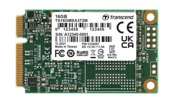 TS16GMSA372M Transcend MSA372M 16 GB Solid State Drive - mSATA (MO-300A) Internal - SATA (SATA/600) - Ultrabook, Tablet PC, Server Device Supported - ...