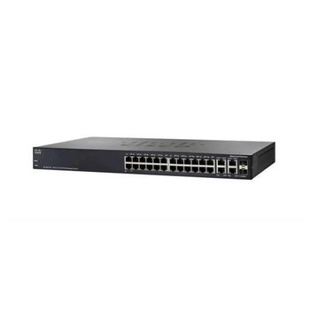 SRW224G4P-EU Cisco SRW224G4P 24-Ports 10/100Mbps PoE 4 x Gigabit Ethernet Managed Switch (Refurbished)