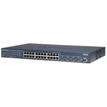 GSM7224-200NAS NetGear ProSafe 24-Ports 10/100/1000Mbps Layer 2 Managed Gigabit Ethernet Switch (Refurbished)