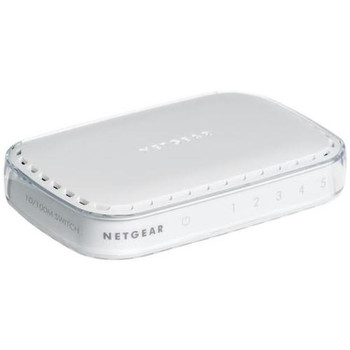 FS605NA NetGear 5-Port 10/100Mbps High Performance Fast Ethernet Switch (Refurbished)