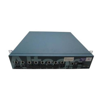 EB1404014 Nortel Alteon 184 9 x RJ-45 10/100Base-TX Port Management 9 x SC 1000Base-SX Port 1 x DB-9 Female Serial Port 1Gbps Gigabit Ethernet (Refurb