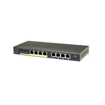 GS108PE-100NAS NetGear ProSafe Plus 8-Ports 10/100/1000Mbps Gigabit Ethernet Desktop Switch With PoE (Refurbished)
