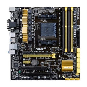 A88XM-PLUS ASUS Athlon/A-Series Processor Support AMD A88X (Bolton D4) Chipset Socket FM2+ micro-ATX Motherboard (Refurbished)