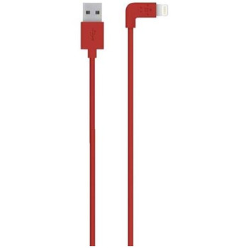 F8J147BT04-RED Belkin MIXIT&uarr; Sync/Charge Lightning Data Transfer Cable Lightning 3.94 ft Lightning Proprietary Connector Red