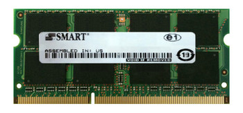 SMSO-SOD31066/2GB Smart Modular 2GB DDR3 SoDimm Non ECC PC3-8500 1066Mhz 2Rx8 Memory
