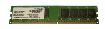 PSD24G8002 Patriot 4GB DDR2 Non ECC PC2-6400 800Mhz Memory