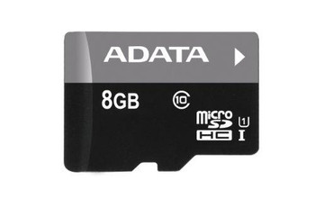AUSDH8GUICL10-RA1 ADATA Premier 8GB Class 10 microSDHC UHS-I Flash Memory Card
