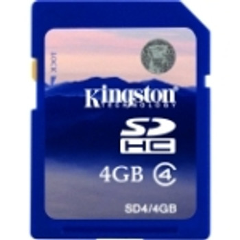 DHSD48GB Kingston 8GB Class 4 SDHC Flash Memory Card