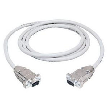EYN257T-0025-FF Black Box Serial Null-Modem Cable DB-9 Female Serial DB-9 Female Serial 25ft Gray