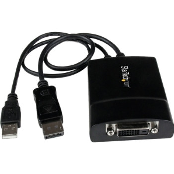 DP2DVID2 StarTech DisplayPort to DVI Dual Link Active Video Adapter Converter (Black)