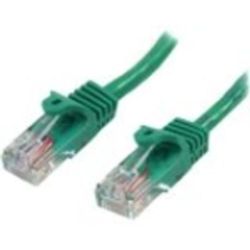 45PAT50CMGN StarTech.com 0.5m Green Cat5e Patch Cable with Snagless RJ45 Connectors Short Ethernet Cable 0.5 m Cat 5e UTP Cable