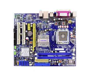 G31MX-K Foxconn Desktop Motherboard Intel Chipset Socket T LGA-775 1 x  Processor Support 4GB DDR2 SDRAM Maximum RAM Floppy Controller Serial  ATA/300 Ultra ATA/100 (ATA-6) 1 x PCIe x16 Slot (Refurbished)