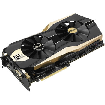 GOLD20TH-GTX980-P-4GD5 Asus GeForce GTX 980 Graphic Card 1.32 GHz Core 1.43 GHz Boost Clock 4GB GDDR5 PCI Express 3.0 Dual Slot Space Required