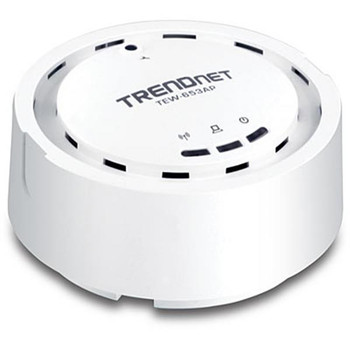 TEW-653AP TRENDnet 300Mbps Wireless N PoE Access Point IEEE 802.11n (draft) 300Mbps 1 x 10/100Base-TX PoE (Refurbished)