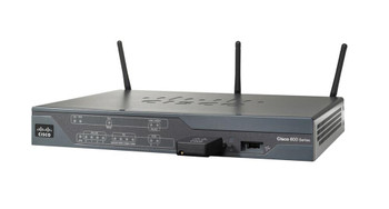 CISCO881G-K9 Cisco 881 Ethernet Security Router 1 x 10/100Base-TX WAN 4 x 10/100Base-TX LAN (Refurbished)