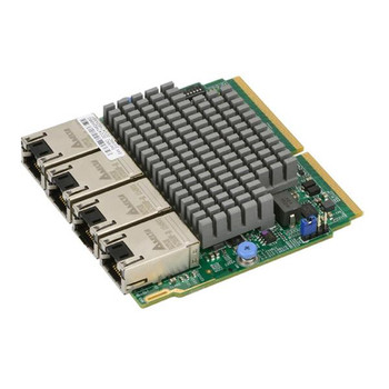 AOC-MTG-i4T SuperMicro Intel X550 Quad-Ports RJ-45 10Gbps 10GBase-T Network Adapter