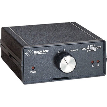 SW980A Black Box NIB-Local/Remote Electronic Switch ABC (2 to 1) (Refurbished)