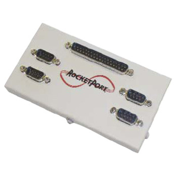 30050-2 Comtrol RocketPort 4-Port DB9M Interface Hub 4 x 9-pin DB-9 Male RS-232/422/485 (Refurbished)