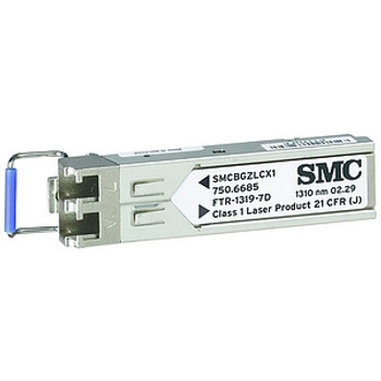 SMCBGZLCX1 SMC 1-Port 1000Base-ZX LC Small Form Pluggable (SFP) Mini-GBIC