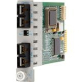 8681-3 Omnitron Systems iConverter multi-mode to single-mode Fiber Transceiver Duplex SC Connector OC-12