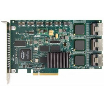 9650SE-24M8 3Ware 512MB Cache 24-Port Multi-lane SATA 3Gbps PCI Express x8 Full Height RAID 0/1/5/6/10/50 Single Disk JBOD Controller Card