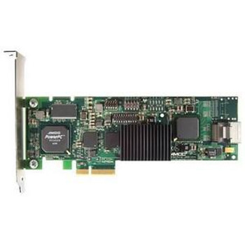 9650SE-4LPML 3Ware 256MB Cache 4-Port Multi-lane SATA 3Gbps PCI Express x4 Low-Profile RAID 0/1/5/10 Single Disk JBOD Controller Card