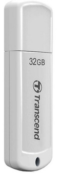 TS32GJF370 Transcend JetFlash 370 32GB USB 2.0 Flash Drive White External