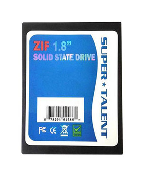 FEU128MD1X Super Talent DuraDrive ZT4 Series 128GB MLC ATA/IDE (PATA ZIF) 1.8-inch Internal Solid State Drive (SSD)