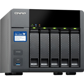 TS-531X-8G-US QNAP Turbo NAS TS-531X SAN/NAS Server (Refurbished)