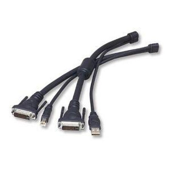F1D9201-15 Belkin 15ft Omniview Kvm Cable Usb/Dvi With Audio