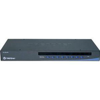 TK-804R TRENDnet 8-Port USB/PS/2 Rack Mount KVM Switch w/ OSD 8 x HD-15 Keyboard/Mouse/Video 1U Rack-mountable