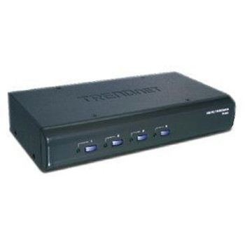 TK-423K TRENDnet 4-Port USB / PS/2 KVM Switch Kit w/ Audio 4 x 1 4 x Type B USB 4 x HD-15 Keyboard/Mouse/Video