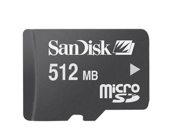 SanDisk 512MB SDSDQ-512 microSD Memory Card 80X Bulk Refurbished